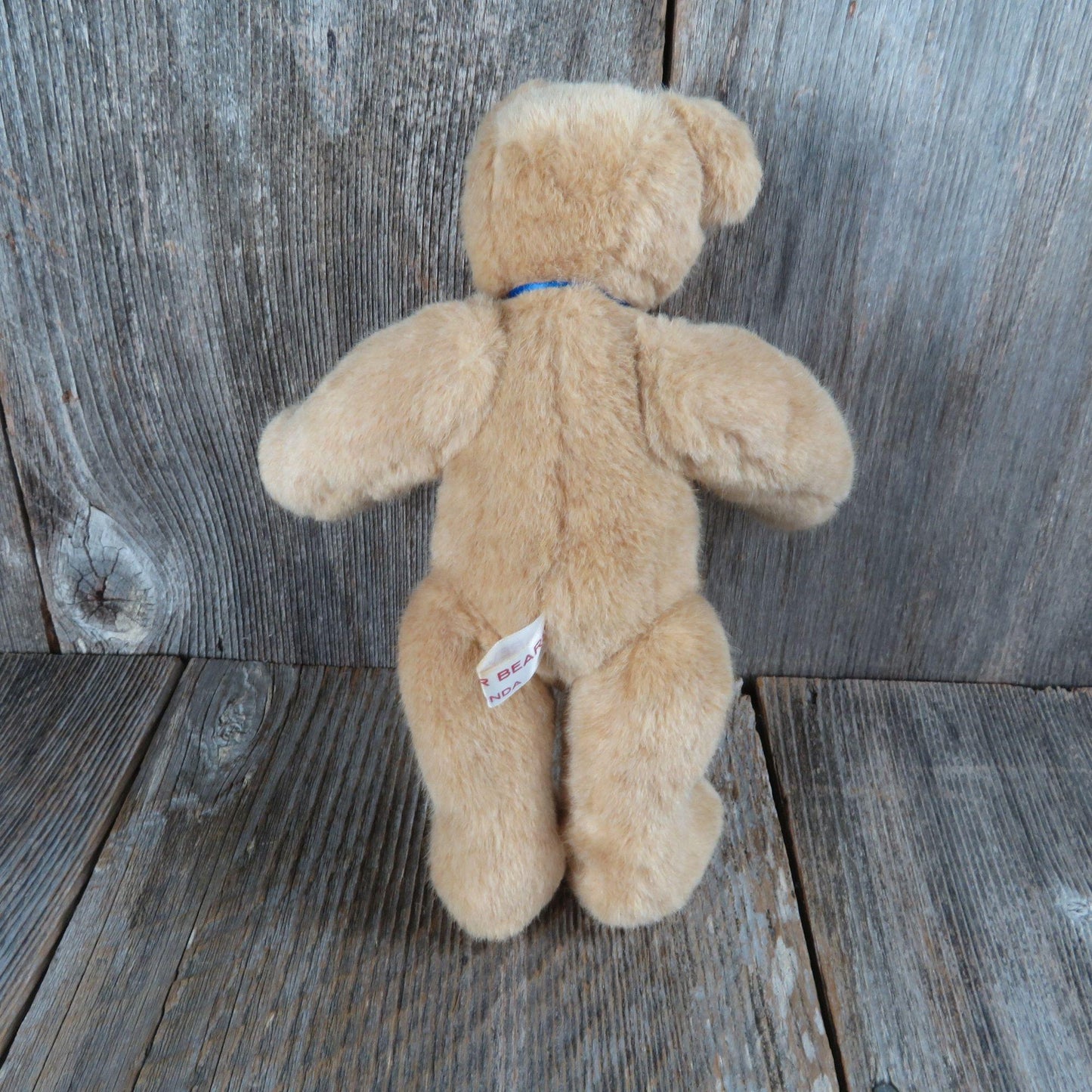 Vintage Teddy Bear Plush Tan Jointed Small Forever Bears Stuffed Animal