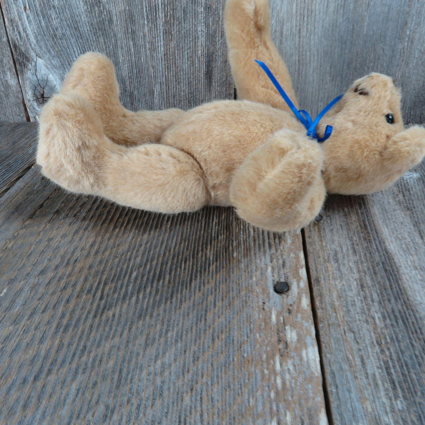 Vintage Teddy Bear Plush Tan Jointed Small Forever Bears Stuffed Animal