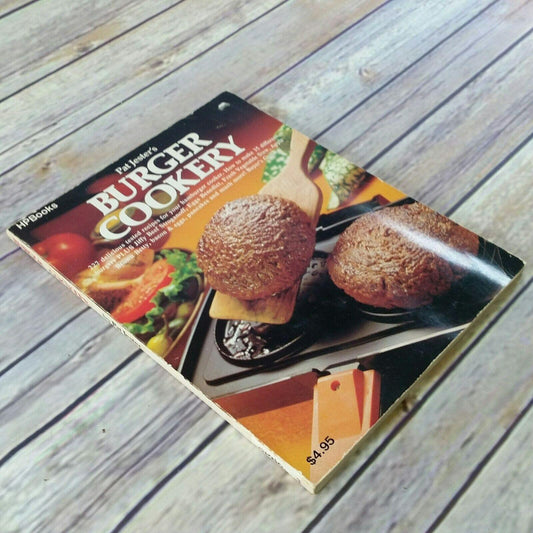 Vintage Cookbook Burger Cookery 227 Recipes 1978 Pat Jester Paperback HP Books 1970s Burgers Hot Dogs Sandwiches Pancakes Eggs
