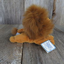 Load image into Gallery viewer, Vintage Lion Precious Moments Plush Bean Bag Alek Pals 1998 Cat Mane STuffed Animal Who&#39;s Who at the Zoo