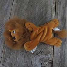 Load image into Gallery viewer, Vintage Lion Precious Moments Plush Bean Bag Alek Pals 1998 Cat Mane STuffed Animal Who&#39;s Who at the Zoo