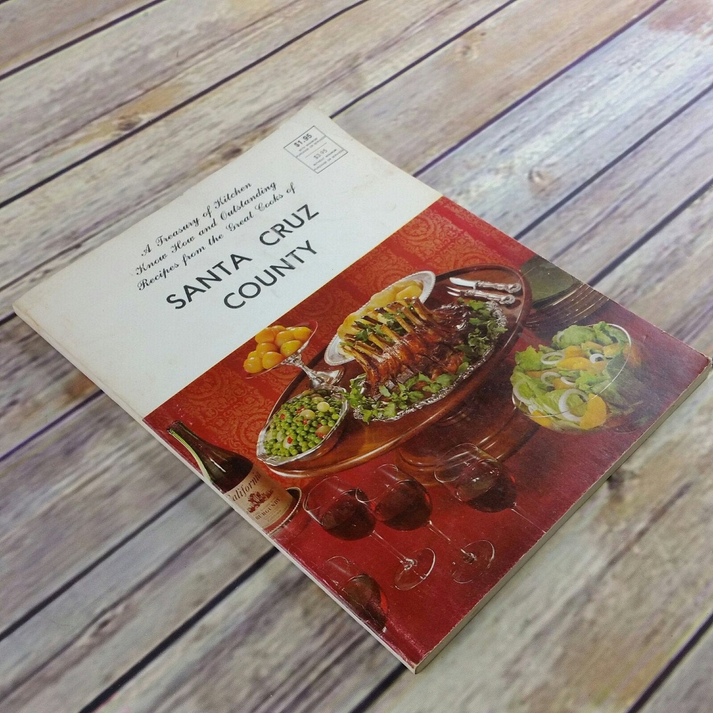 Vintage California Cookbook Great Cooks Santa Cruz County 1977 Paperback A Treasury Outstanding Recipes Local Advertising