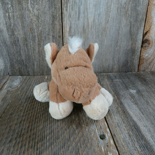 Horse Baby Plush Sewn Eyes Ganz Soft Spots Farm Animal Stuffed Animal