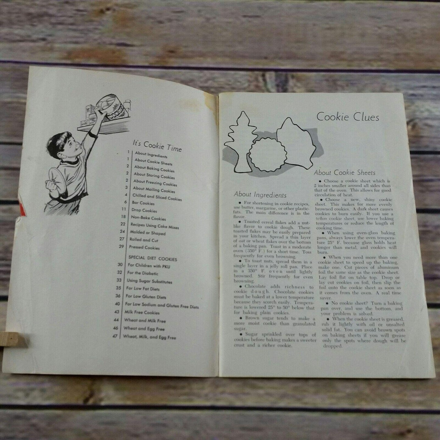 Vintage Cookie Cookbook Its Cookie Time Recipes 1972 Kansas State University Manhattan Coop Extension Service Paperback Booklet