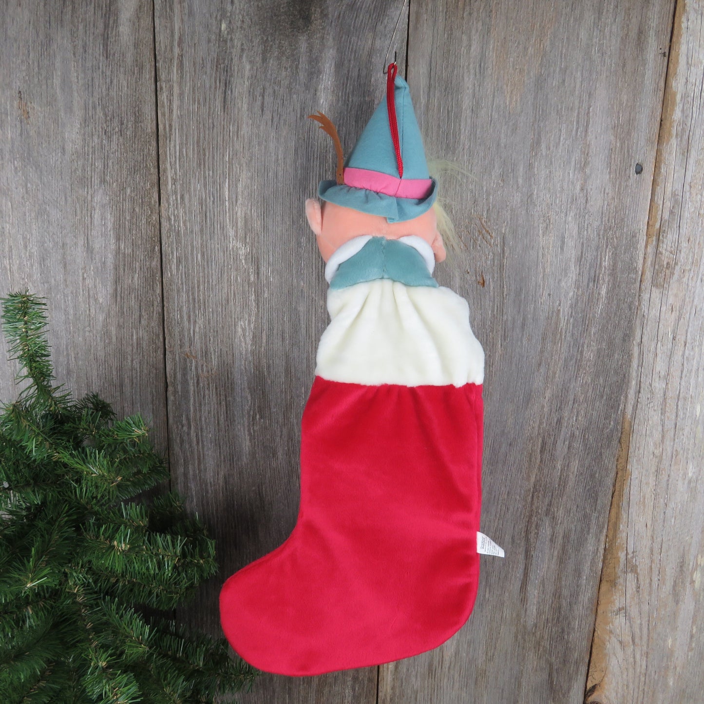 Vintage Herbie The Elf Stocking Rudolph the Red Nosed Reindeer Prestige Christmas  1999 Plush Stuffed Red Holiday