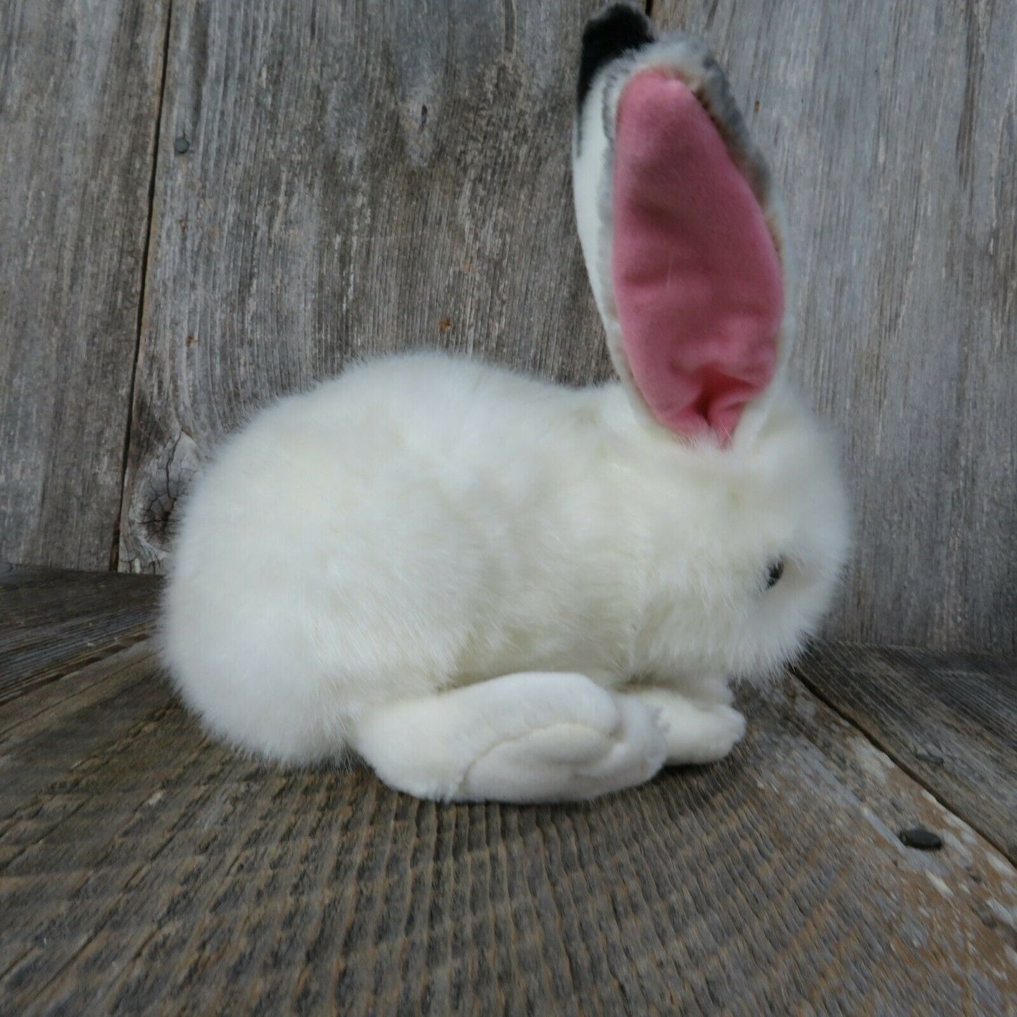 White Rabbit Bunny Plush Posable Ears Freckles Stuffed Animal Easter Walmart