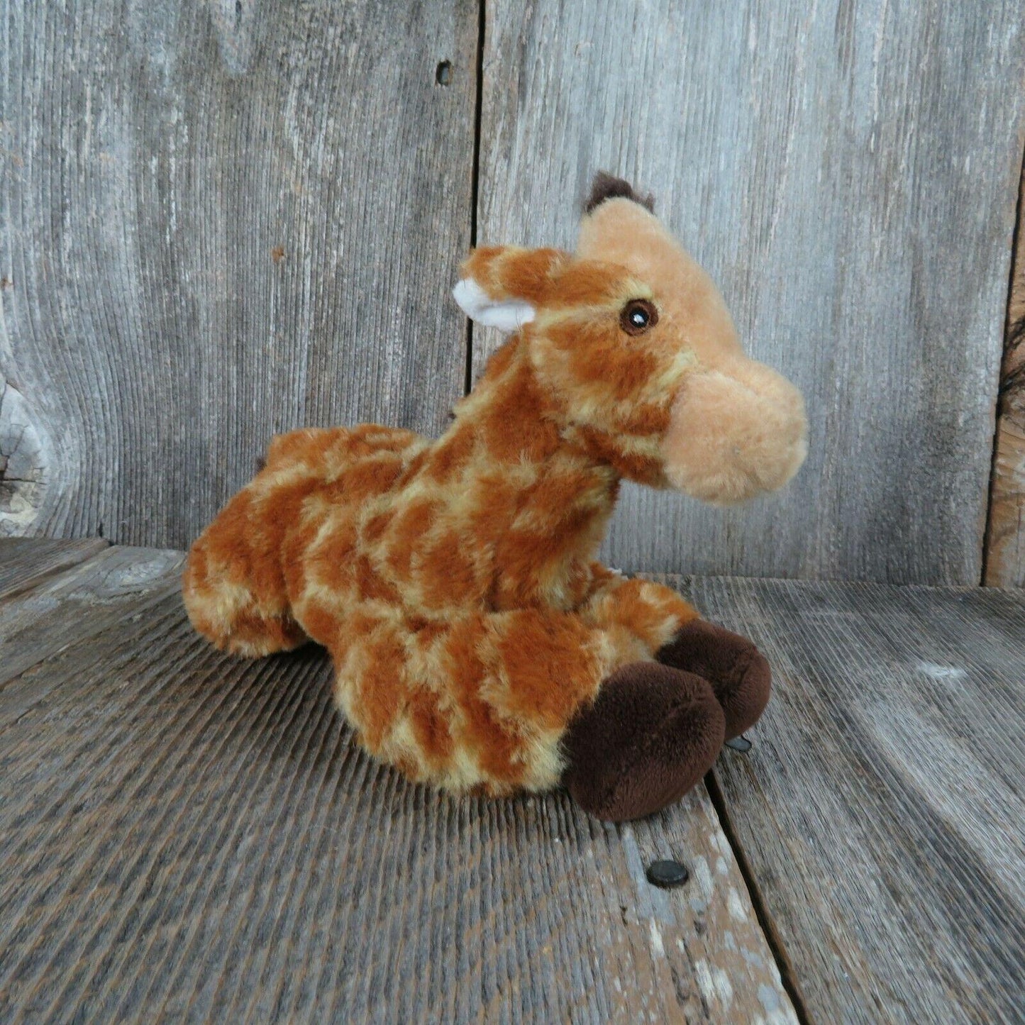 Giraffe Plush Wild Republic Small Stuffed Animal Sewn Eyes K & M International