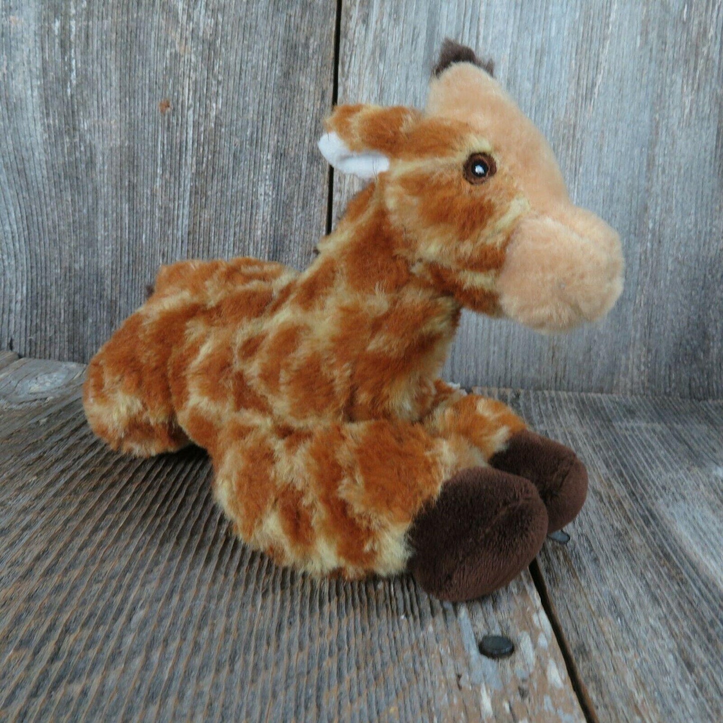 Giraffe Plush Wild Republic Small Stuffed Animal Sewn Eyes K & M International