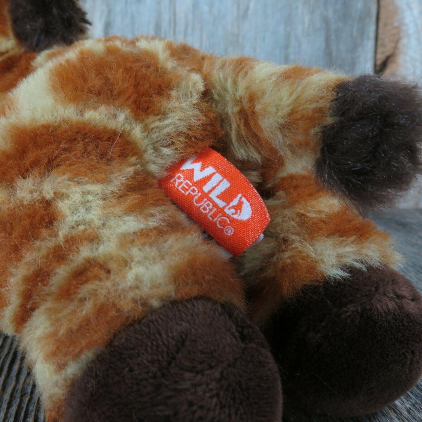 Giraffe Plush Wild Republic Small Stuffed Animal Sewn Eyes K & M International