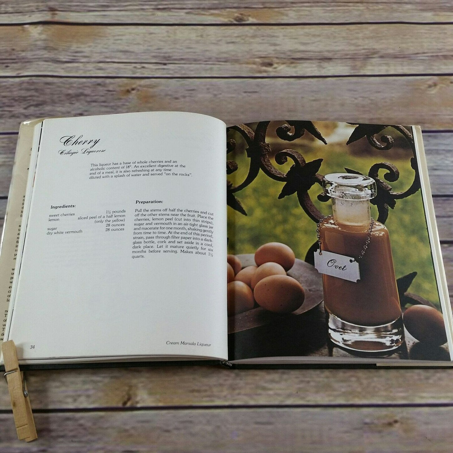 Vintage Cookbook Liqueurs for All Seasons Recipes 1974 Emilio Cocconi Hardcover with Dust Jacket