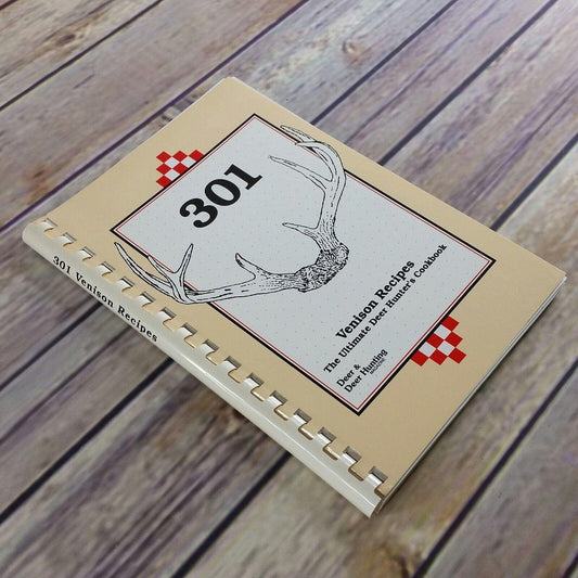 Vintage Venison Cookbook 301 Venison Recipes Deer 1992 Spiral Bound Deer and Deer Hunting Magazine - At Grandma's Table