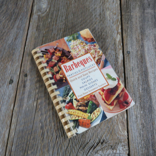 Vintage Cookbook Barbeques BBQ Parties Potluck California Nevada Arizona Utah Home Economics Teachers 2001