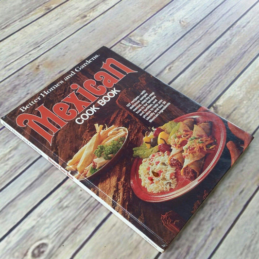 Vintage Cookbook Mexican Better Homes and Gardens 1985 Hardcover Promo Recipes