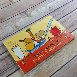 Vintage Cookbook Recipes and Tips for Healthy Thrifty Meals Paperback Booklet USDA Agriculture 2000