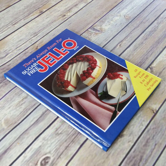 Vintage There's Always Room For Sugar Free Jello Cookbook Low Calorie 1992 Kraft General Foods Desserts - At Grandma's Table