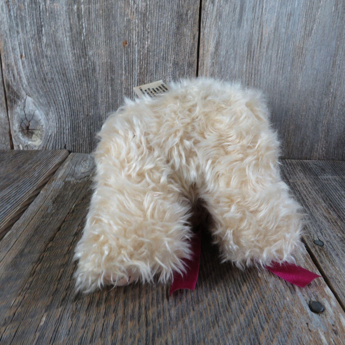 Vintage Teddy Bear Plush Hair Bow Fuzzy Creative Custom Confections 1999 Teddy's Friends