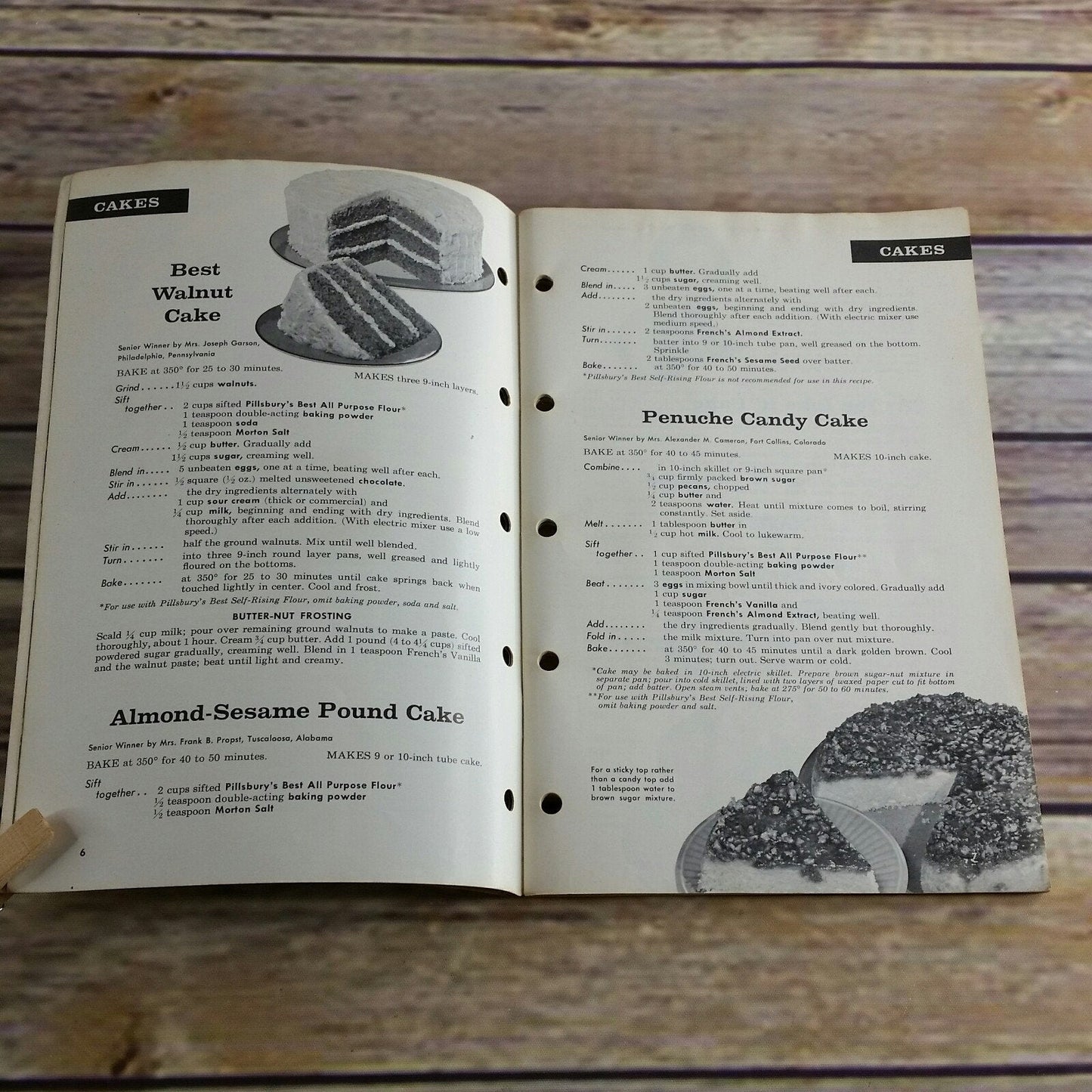 Vintage Cookbook Pillsbury 11th Annual Grand National  Bake Off 100 Recipes Paperback Booklet 1950s