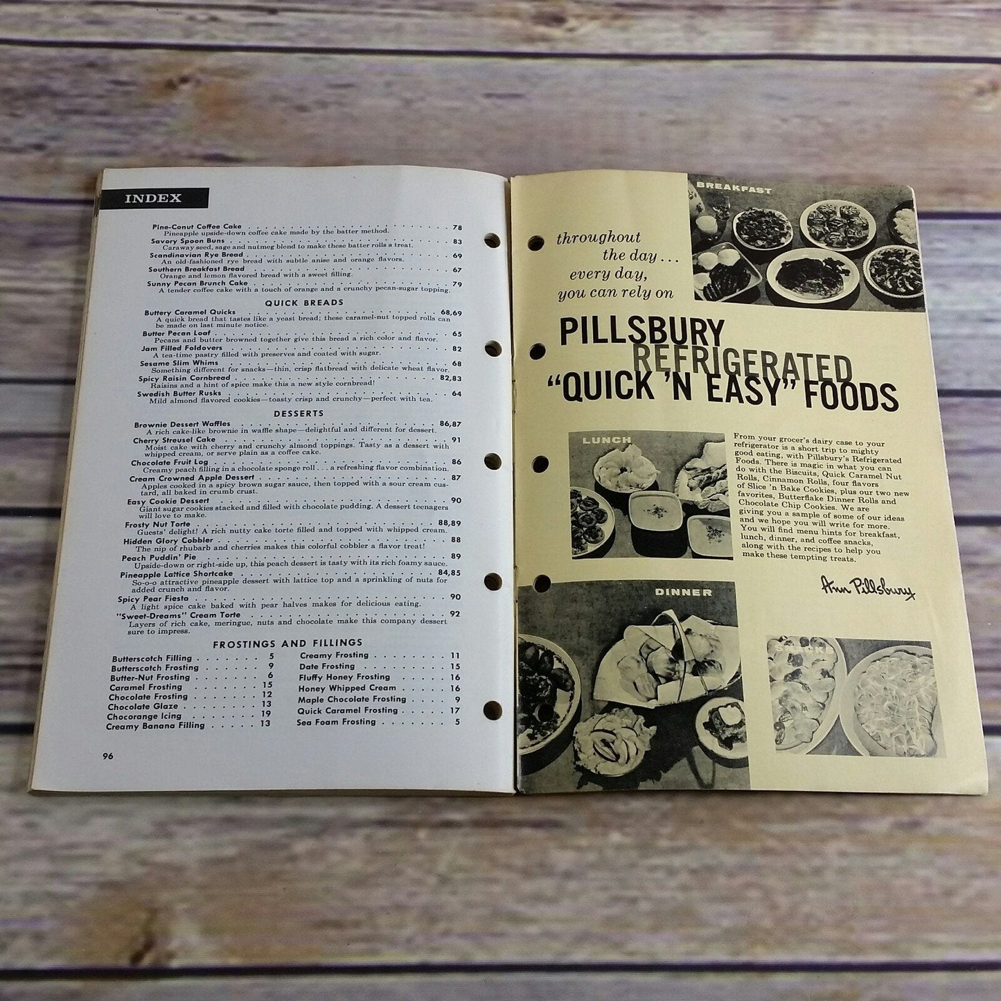 Vintage Cookbook Pillsbury 11th Annual Grand National  Bake Off 100 Recipes Paperback Booklet 1950s