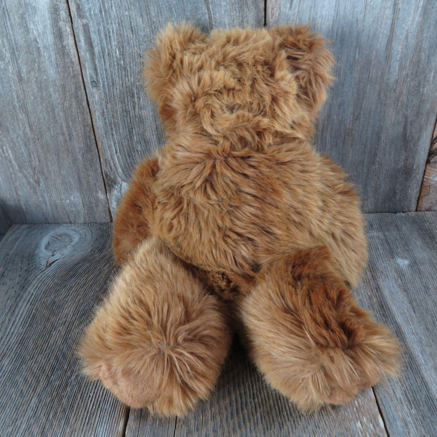 Vintage Shaggy Teddy Bear Plush Hermann Original West Germany Long Haired Brown Large