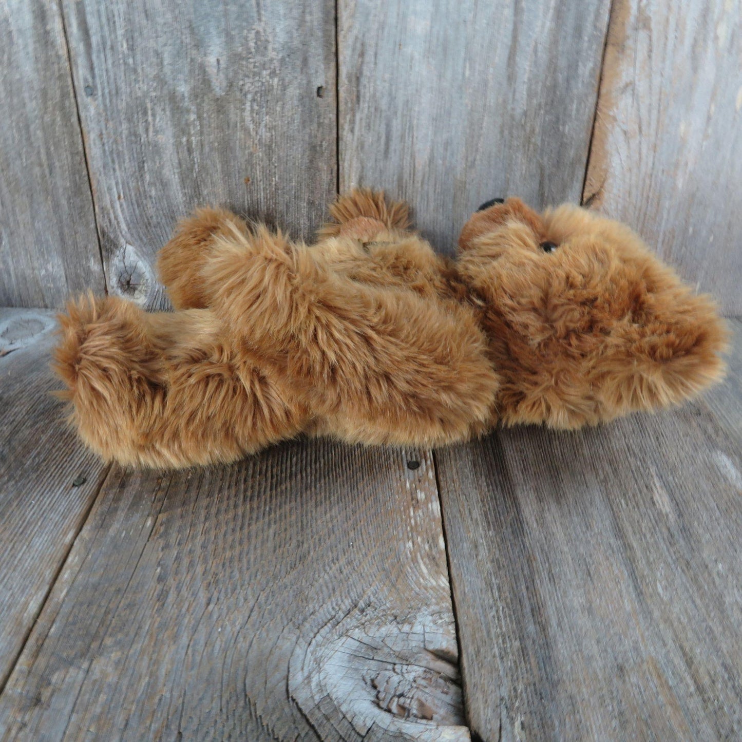 Vintage Shaggy Teddy Bear Plush Hermann Original West Germany Long Haired Brown Large