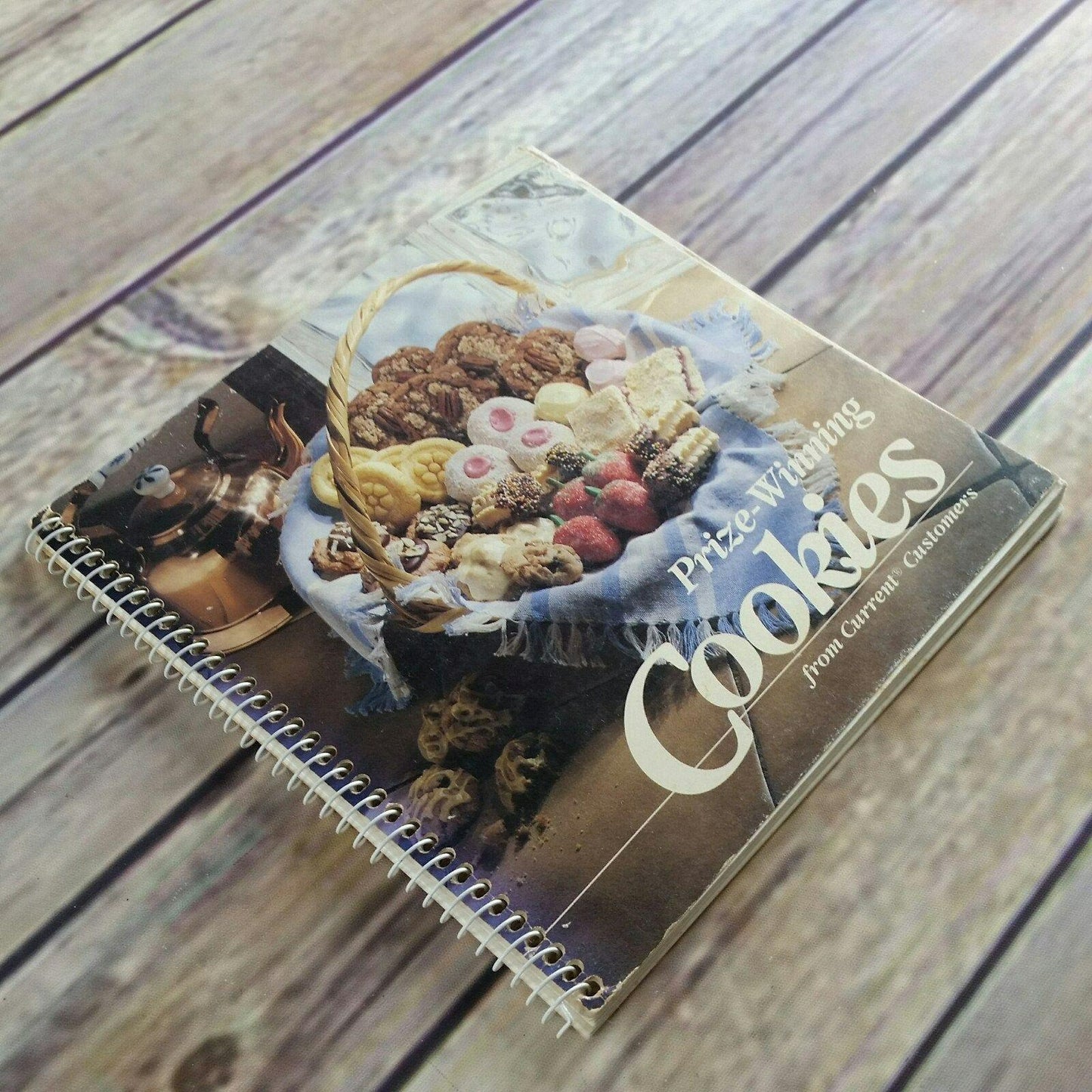 Vintage Cookie Cookbook Prize Winning Cookies Recipes from Current Customers 1990 Spiral Bound