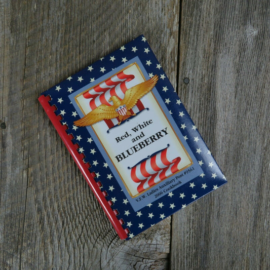 California Veterans Cookbook Red White Blueberry Willow Creek Ladies Auxiliary