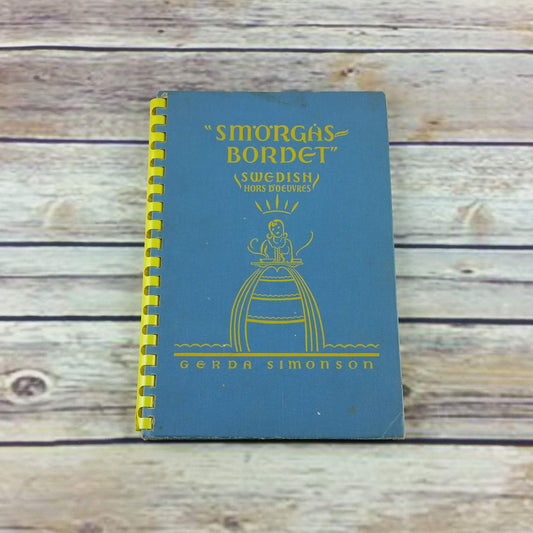Vintage New York Cookbook Smorgas Bordet Swedish Hors D'oeuvres 1939 Simonson - At Grandma's Table