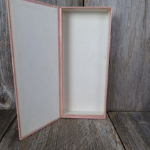 Load image into Gallery viewer, Vintage Jewelry Ladies Glove Box Pink Cardboard Vanity Gold Embellished Mid Century