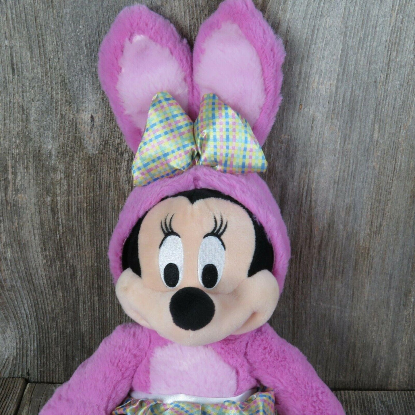 Minnie Mouse Easter Bunny Suit Plush Disney Pink Skirt Rabbit Stuffed Animal