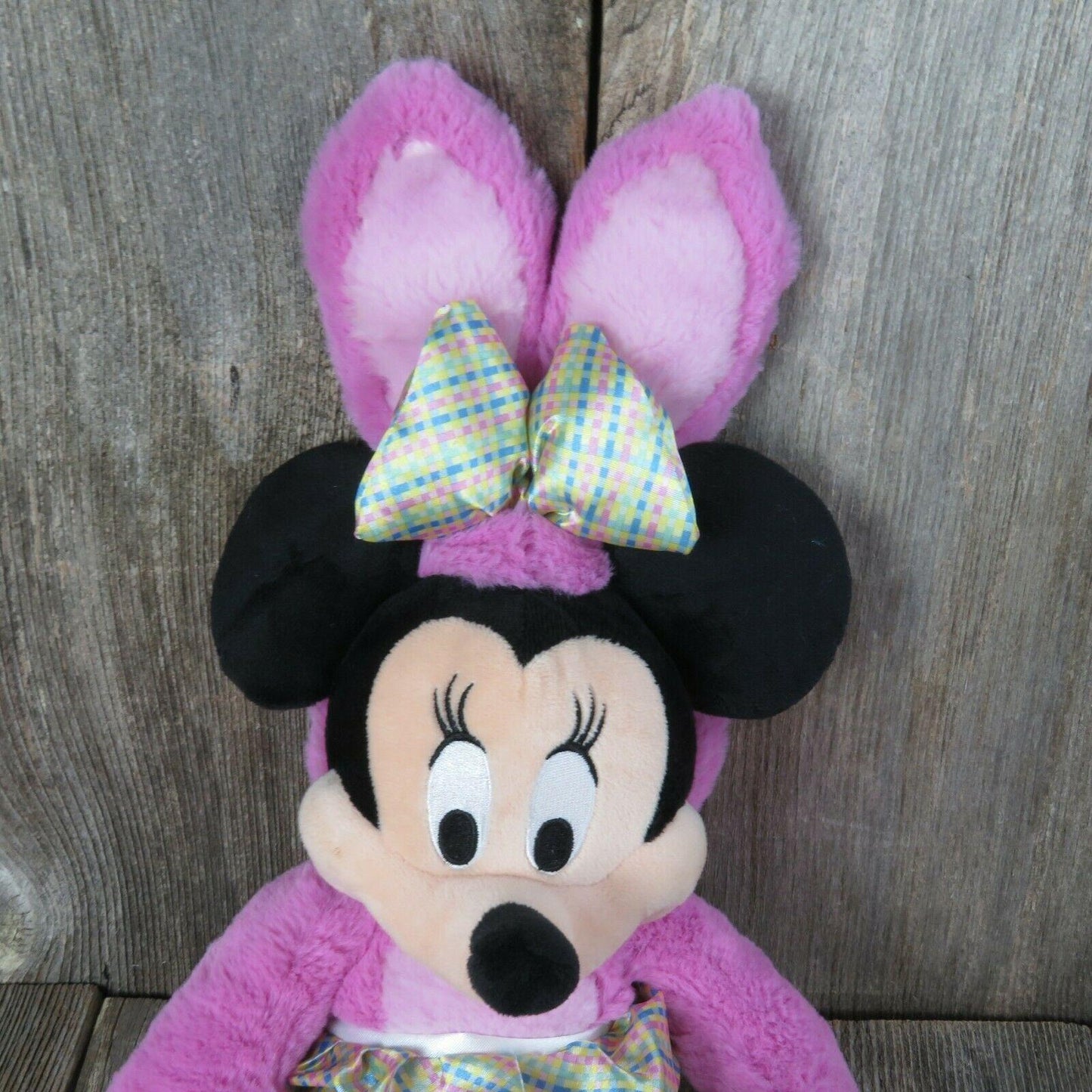 Minnie Mouse Easter Bunny Suit Plush Disney Pink Skirt Rabbit Stuffed Animal