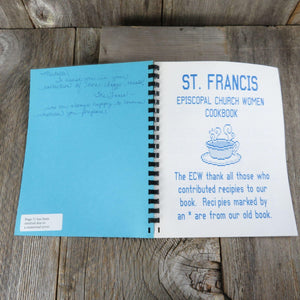 Vintage California Cookbook Fortuna Saint Francis Episcopal Church Women 1994 E.C.W. 1994