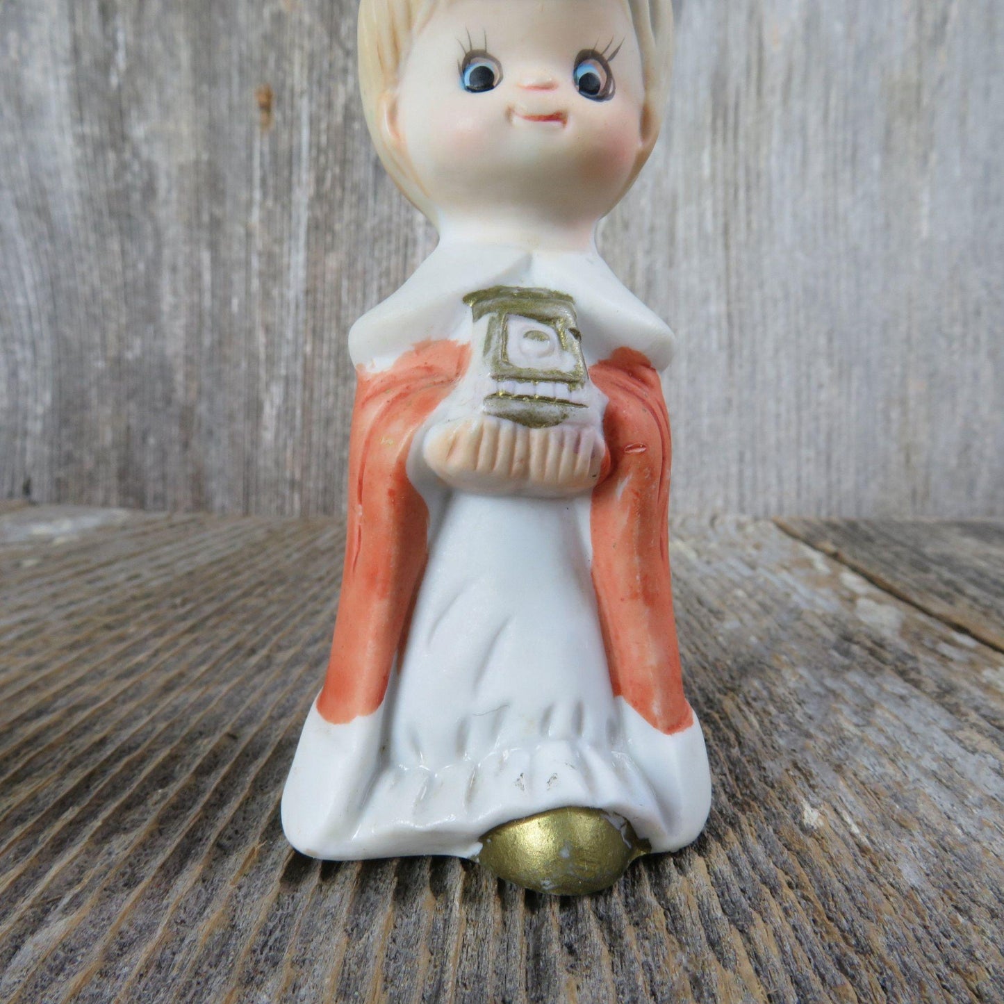 Vintage Wiseman Figurine Child Nativity Christmas Children Replacement Figure Bisque Ceramic