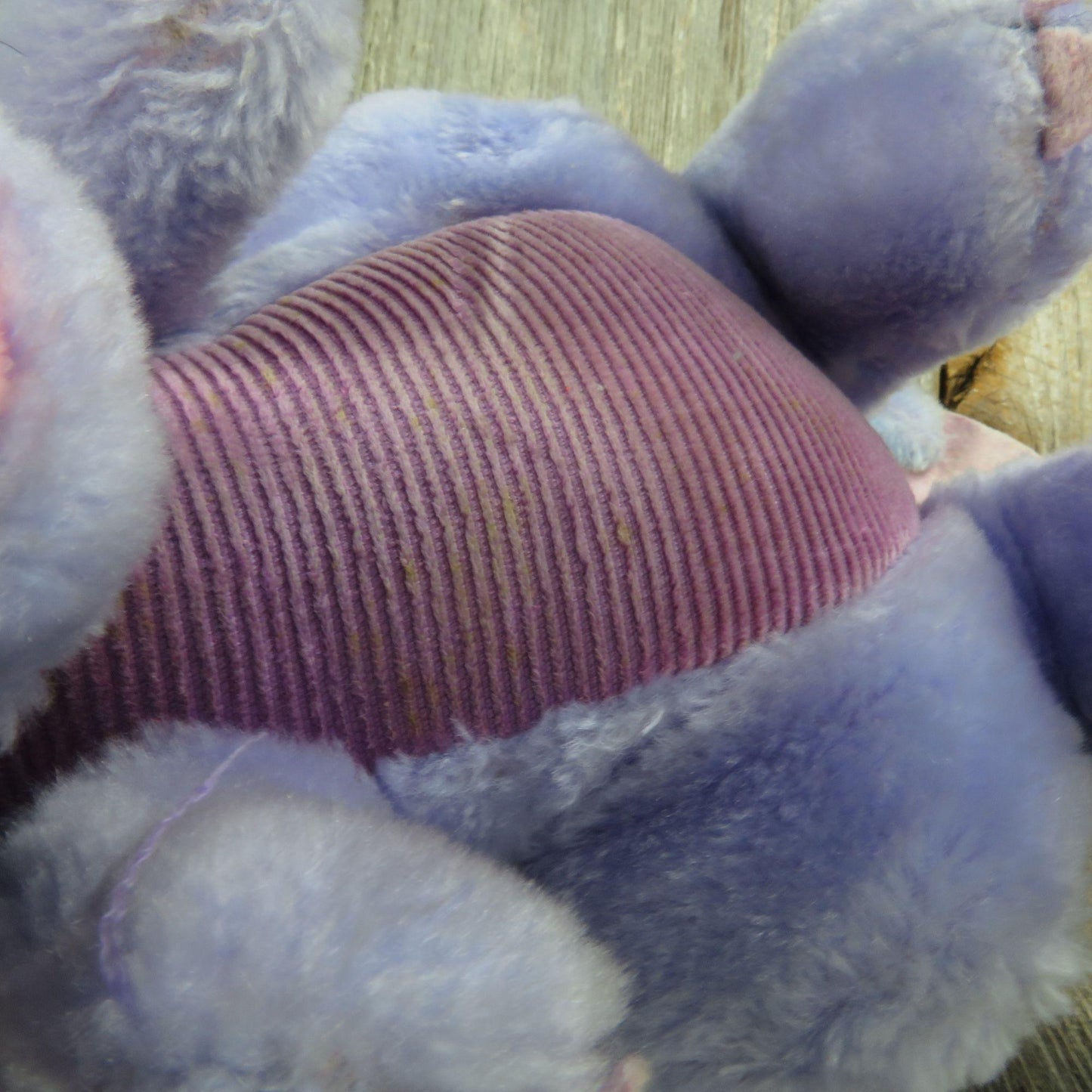 Vintage Dragon Plush Purple Dakin Pink Blue Stuffed Animal 1983 Toy Doll