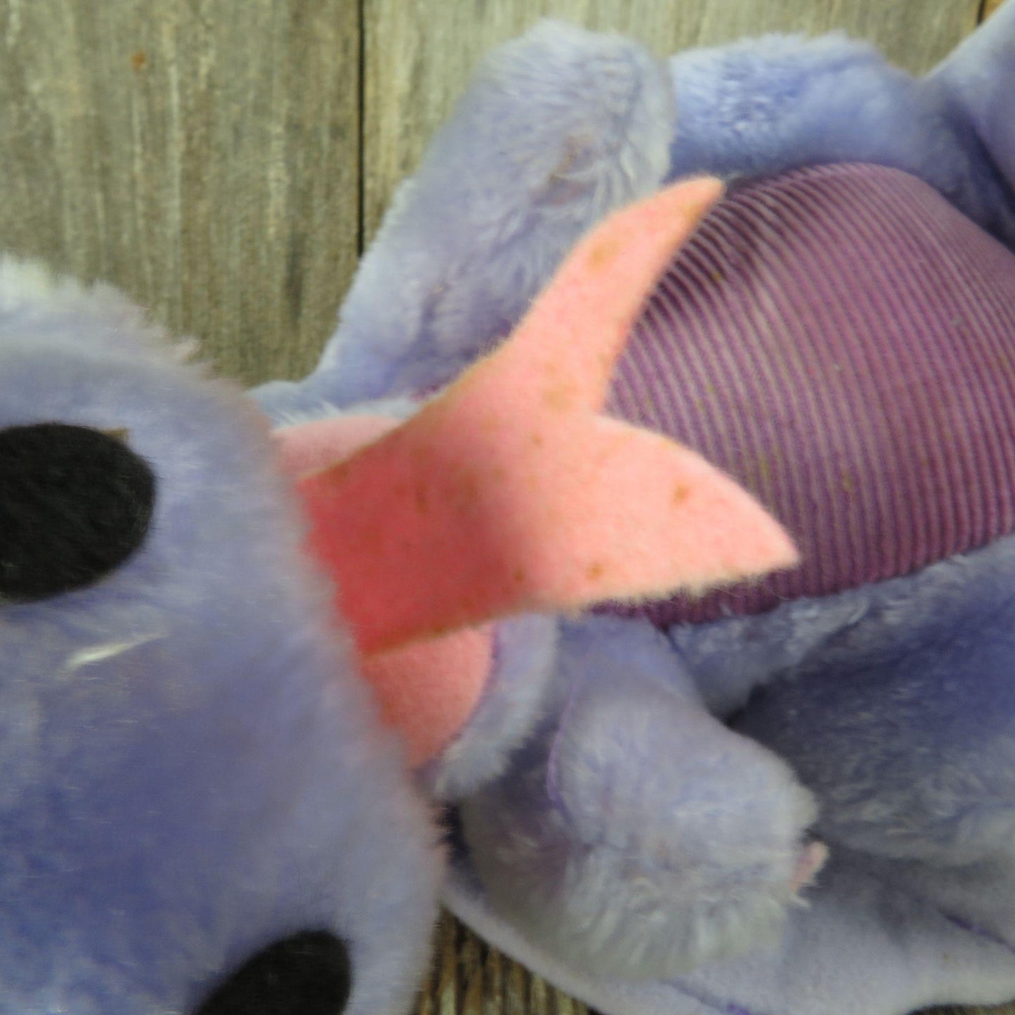 Vintage Dragon Plush Purple Dakin Pink Blue Stuffed Animal 1983 Toy Doll