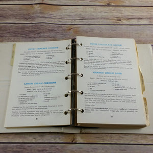 Vintage Cookbook Occident King Midas Collectors Cake Book Recipes 5 Ring Binder 1960s 1970s Hardcover