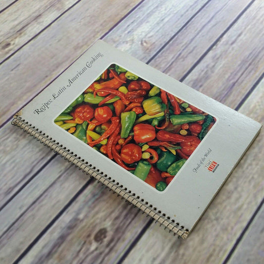 Vtg Latin American Cookbook Recipes Latin America Cooking  Life Books Foods of the World 1968 Spiral Bound Latin Food Recipes
