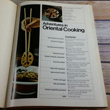 Load image into Gallery viewer, Vintage Cookbook Oriental Cooking Chinese Japanese Recipes Food 1976 Ortho Books Chevron Chemical