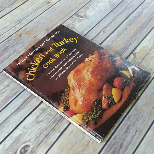 Vintage Chicken and Turkey Cookbook Turkey Recipes Binder 1970s 1980s Better Homes and Gardens Pheasant Duck Game Birds Hardcover