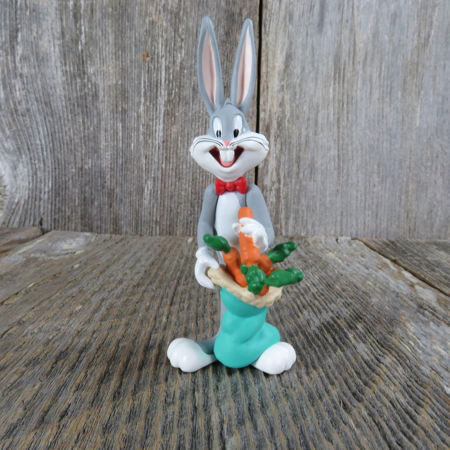 Vintage Bugs Bunny Hallmark Ornament Christmas Looney Tunes Toy Sack Carrots 1993