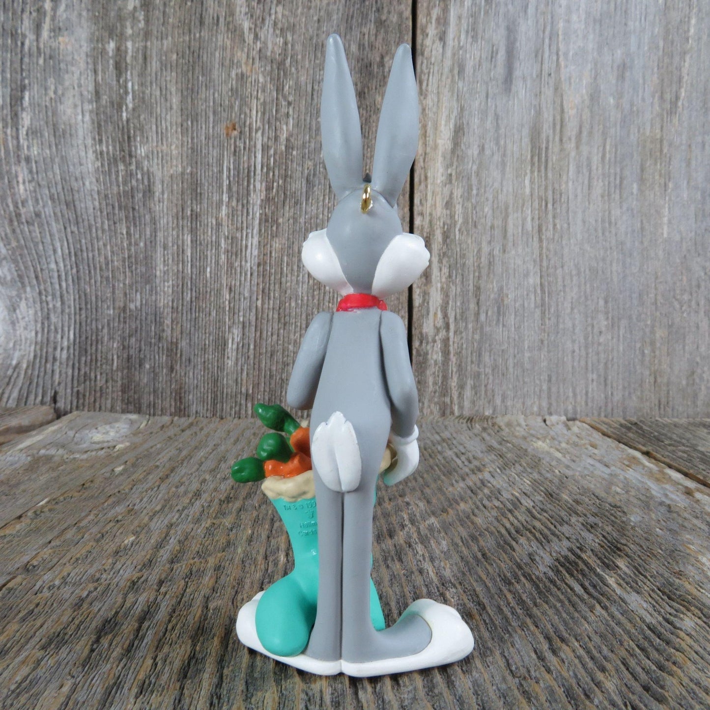 Vintage Bugs Bunny Hallmark Ornament Christmas Looney Tunes Toy Sack Carrots 1993