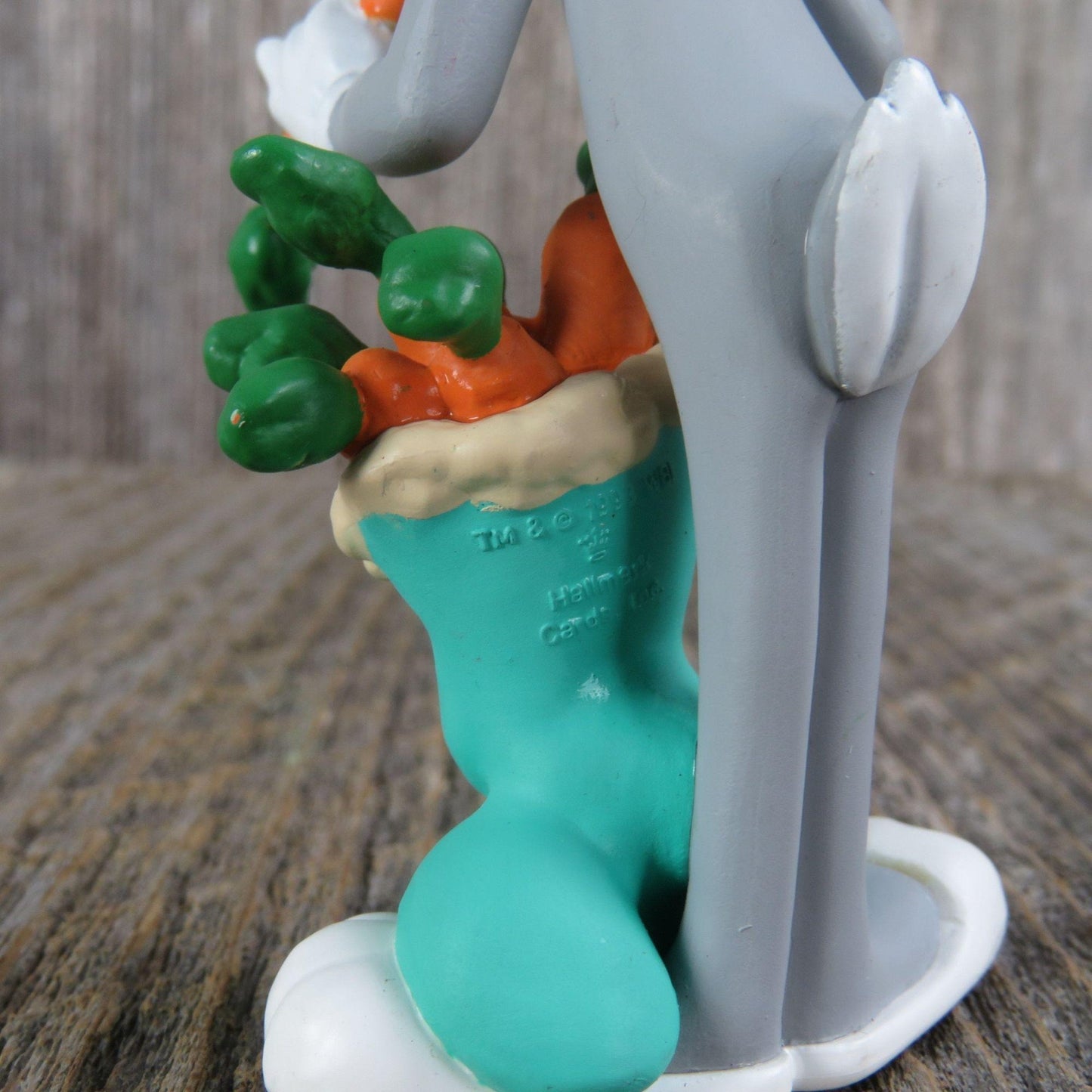 Vintage Bugs Bunny Hallmark Ornament Christmas Looney Tunes Toy Sack Carrots 1993