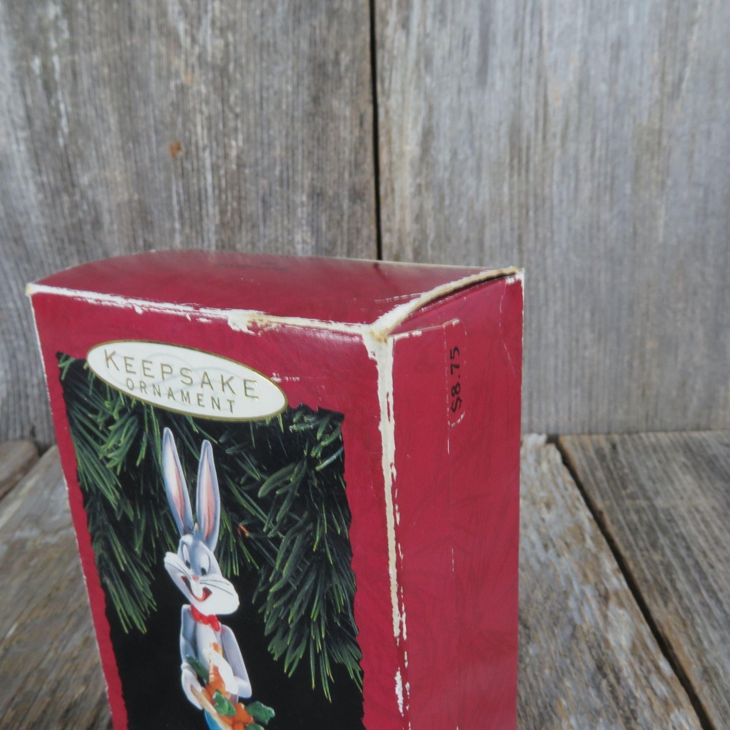 Vintage Bugs Bunny Hallmark Ornament Christmas Looney Tunes Toy Sack Carrots 1993