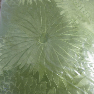 Vintage Avocado Green Shower Curtain Floral Flowers Hygiene Industries 70 x 72 Plastic