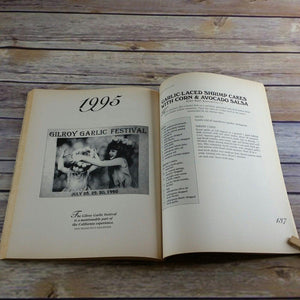 Vintage California Cookbook Gilroy Garlic Festival Garlic Lovers' Greatest Hits 20th Anniversary Edition 1993 Paperback