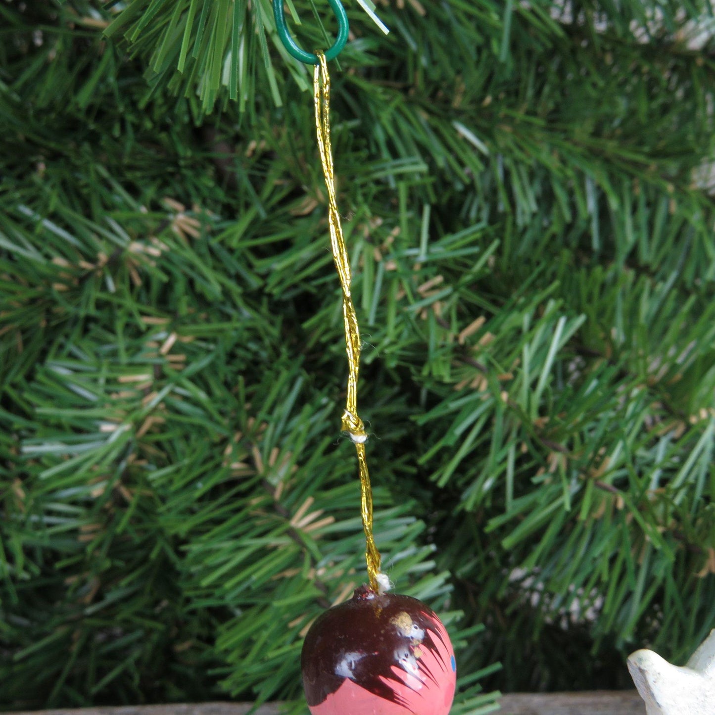 Vintage Angles on Shooting Star Wood Ornament Wooden Christmas