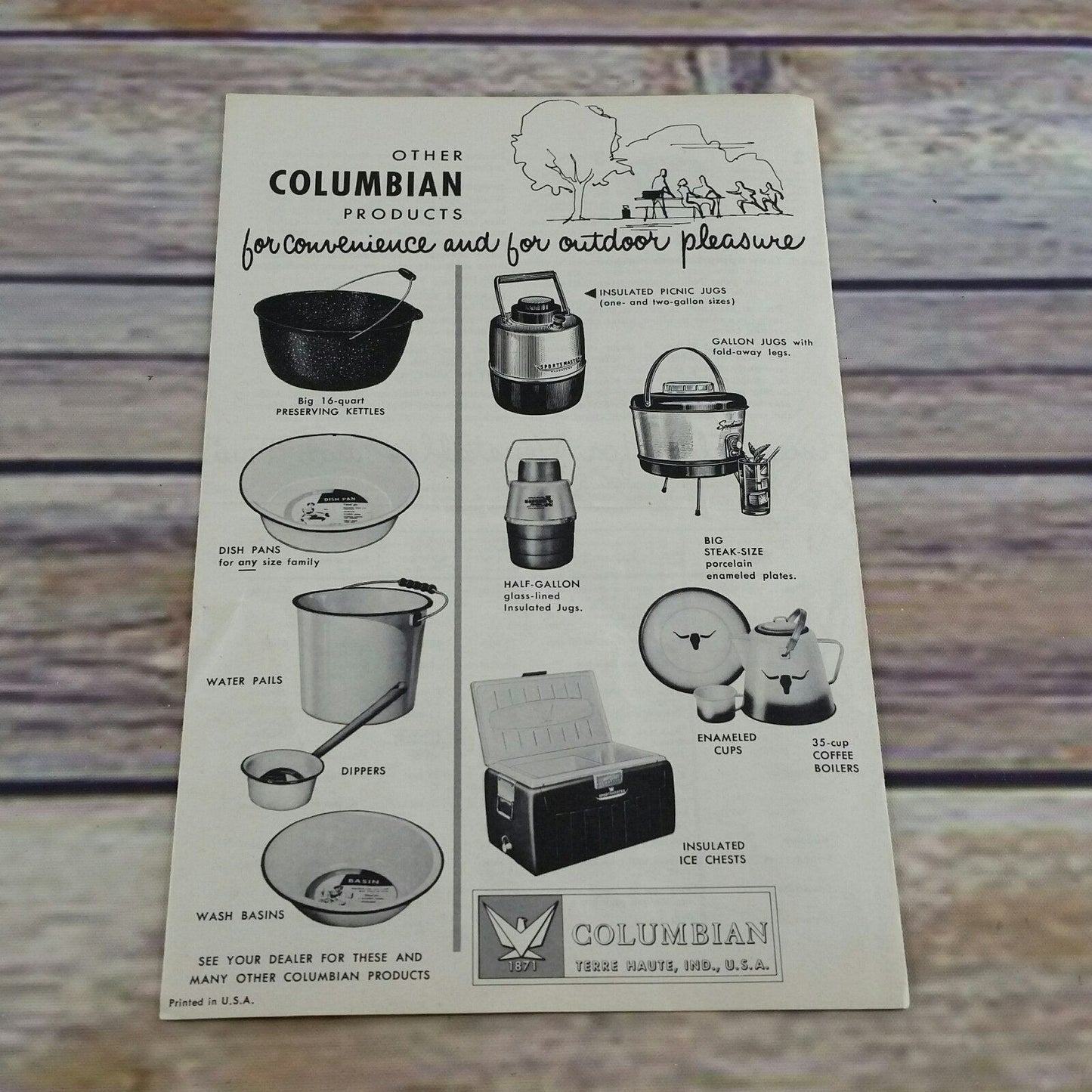 Vintage Cookbook Canning How to get Best Results Home Canning, Preserving and Preparation for Deep Freezing Brochure Columbian Indiana 1950s