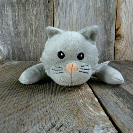 Gray Kitty Cat Plush Kitten Stuffed Animal Toy 9" Melissa & Doug Sewn Eyes