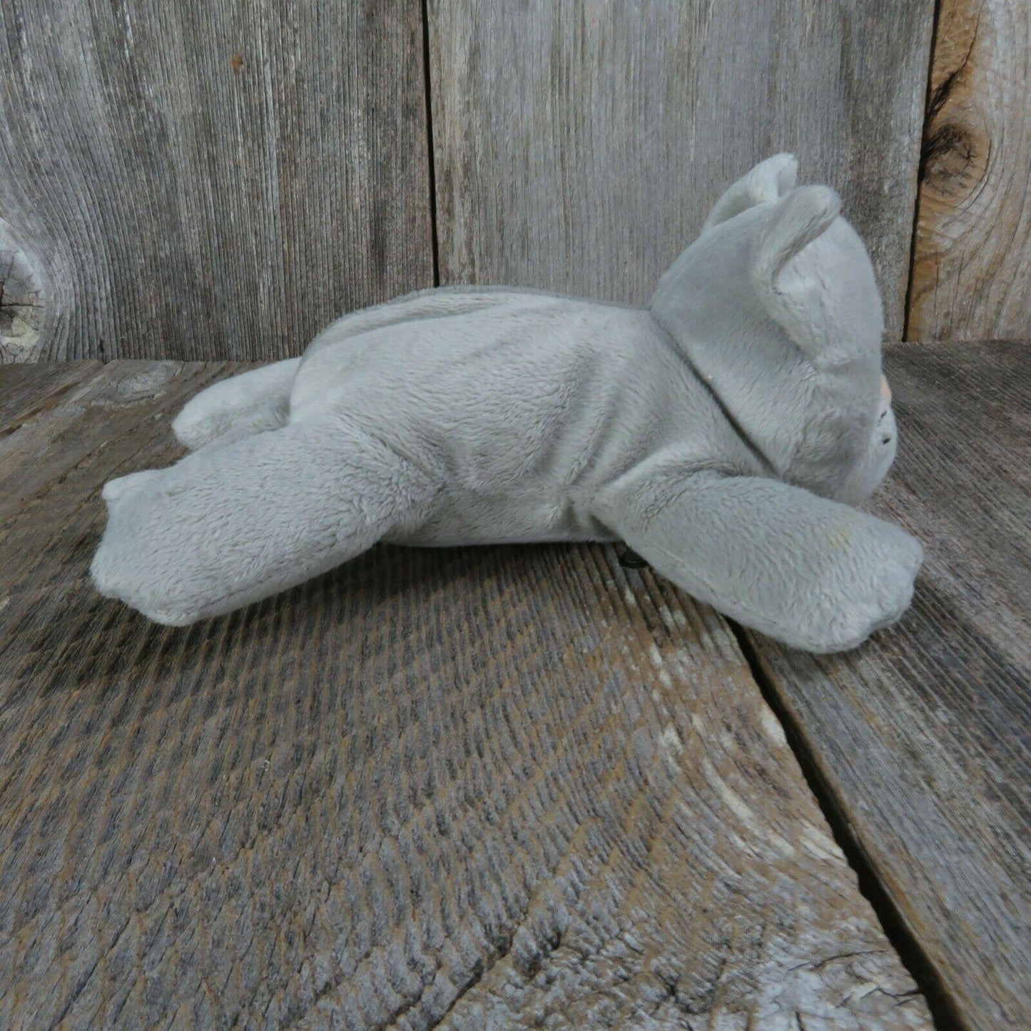 Gray Kitty Cat Plush Kitten Stuffed Animal Toy 9" Melissa & Doug Sewn Eyes