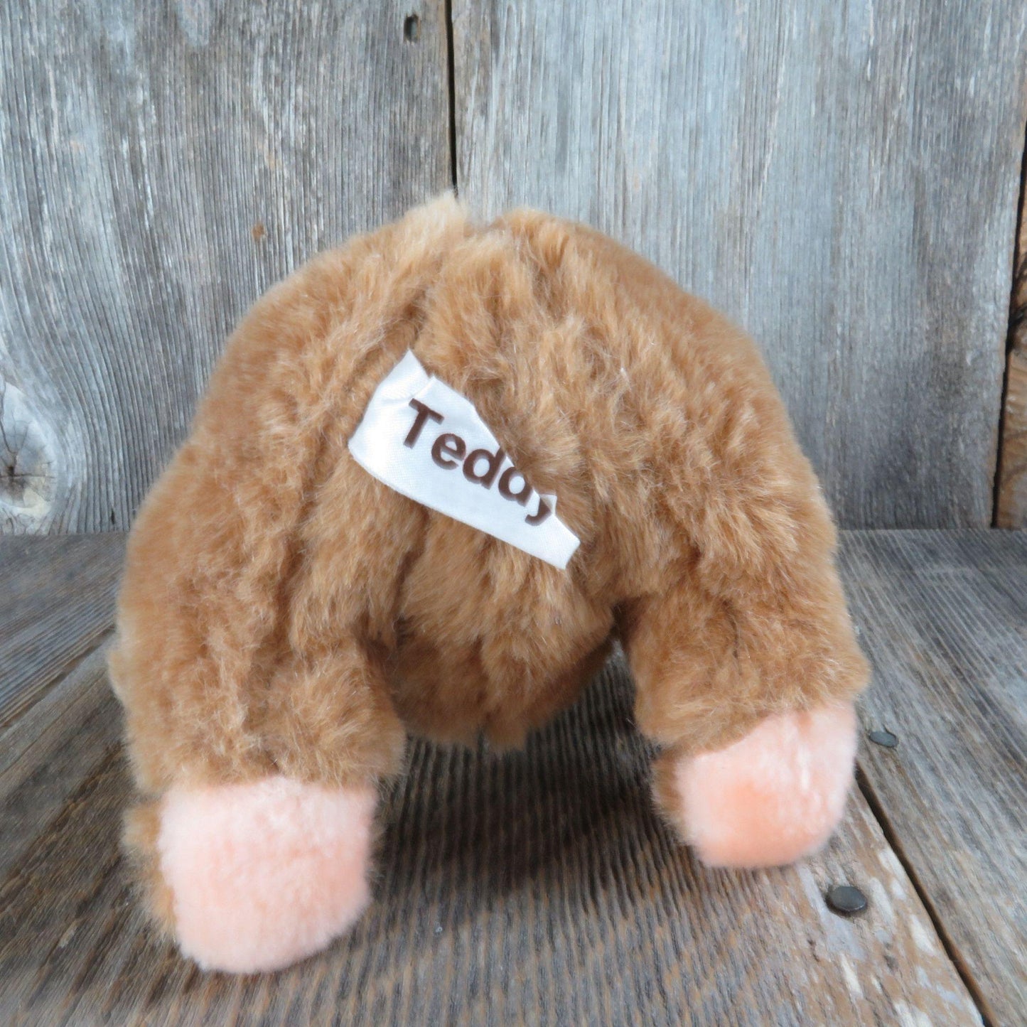 Vintage Teddy Bear Plush Theodore Roosevelt Brown Russ Stuffed Animal Korea