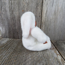 Load image into Gallery viewer, Vintage Bunny Baby Doll Plush African American Anne Geddes Rabbit Suit Stuffed Animal White Pink 1997